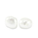 Perlas de agua dulce de imitación 8x6mm - Blanco